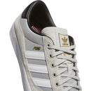 White Puig Indoor Adidas Skate Shoe Detail