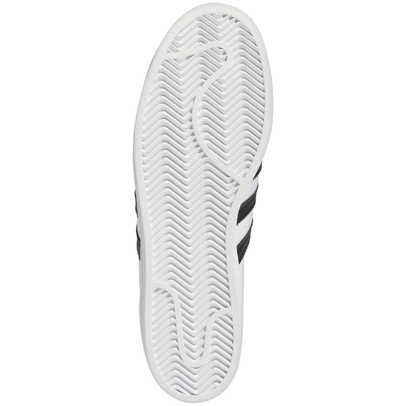 White Leather Superstar ADV Adidas Skateboard Shoe Bottom