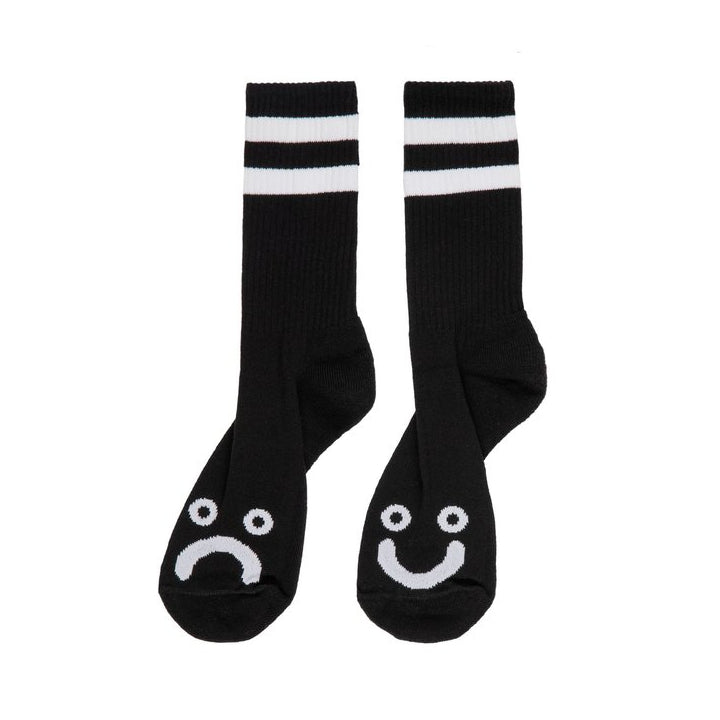 Black Happy Sad Polar Skate Co Socks