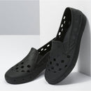 Black Trek Slip-On Vans Croc Shoes Front