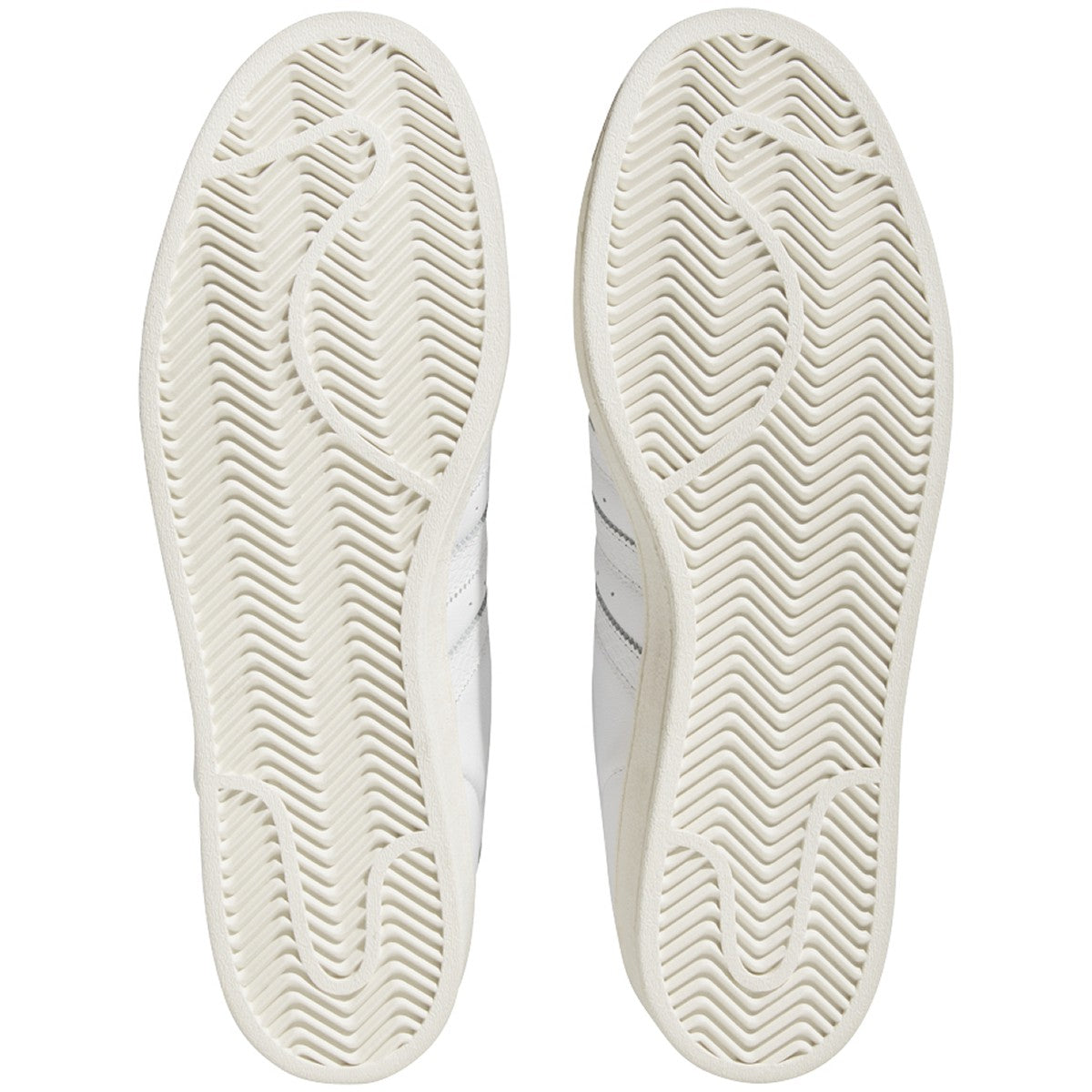 White/White Superstar ADV Adidas Skate Shoe Bottom
