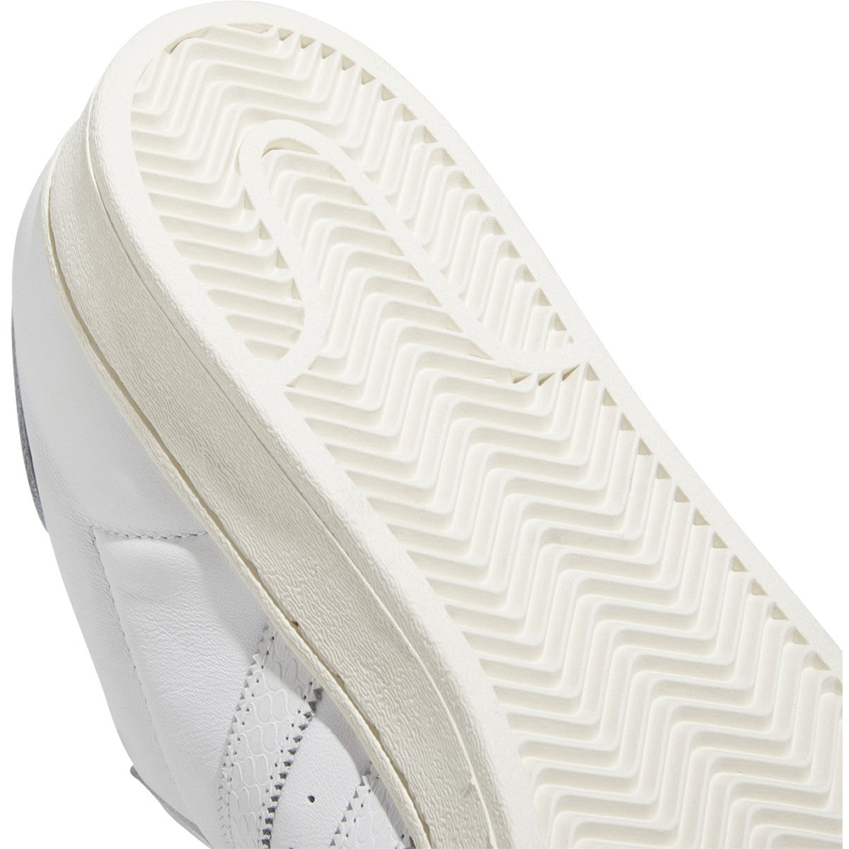 White/White Superstar ADV Adidas Skate Shoe Bottom