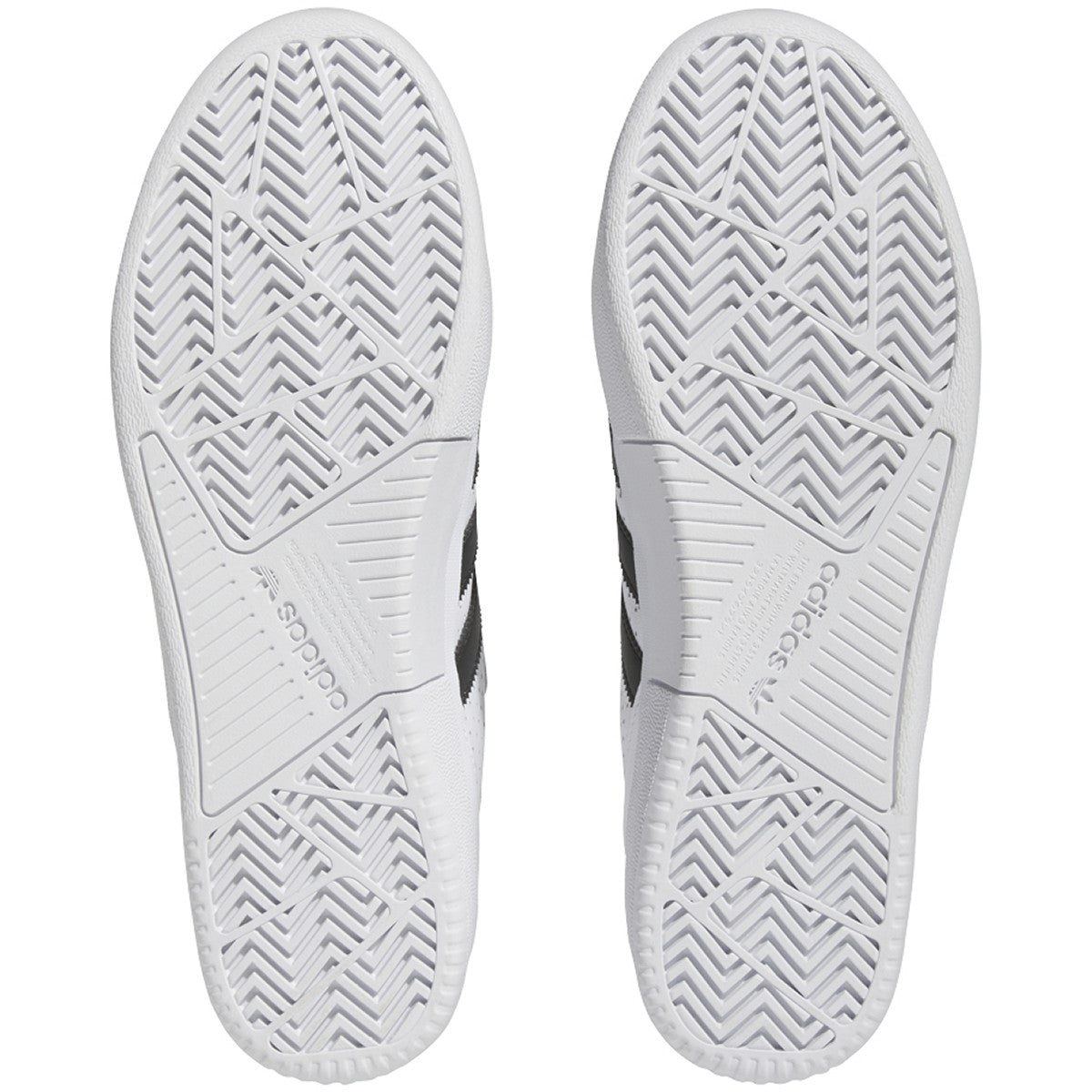 White Tyshawn Low Adidas Skateboard Shoe Bottom