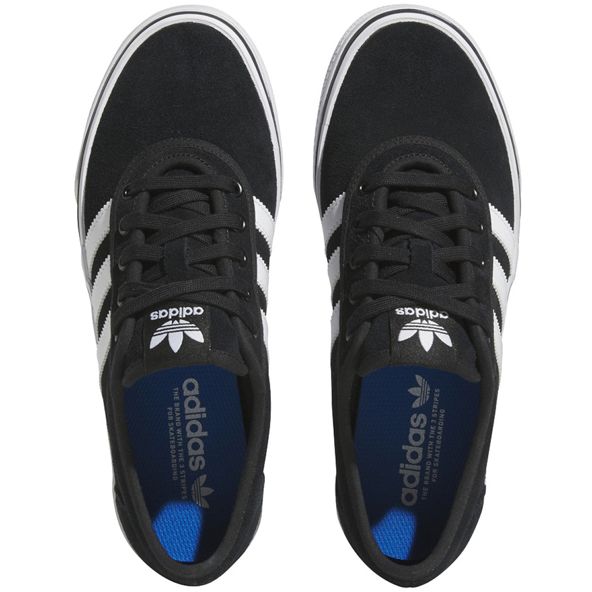 Core Black/White Adi Ease Adidas Skateboarding Shoe Top