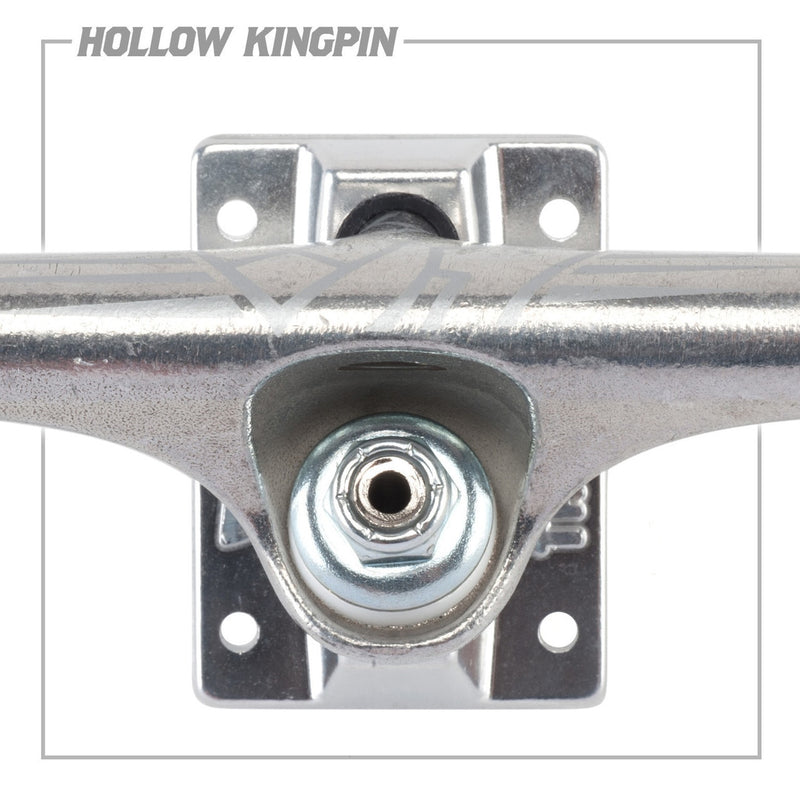 Thunder Polished Matte Teal Team Hollows Skateboard Trucks - Hi 147