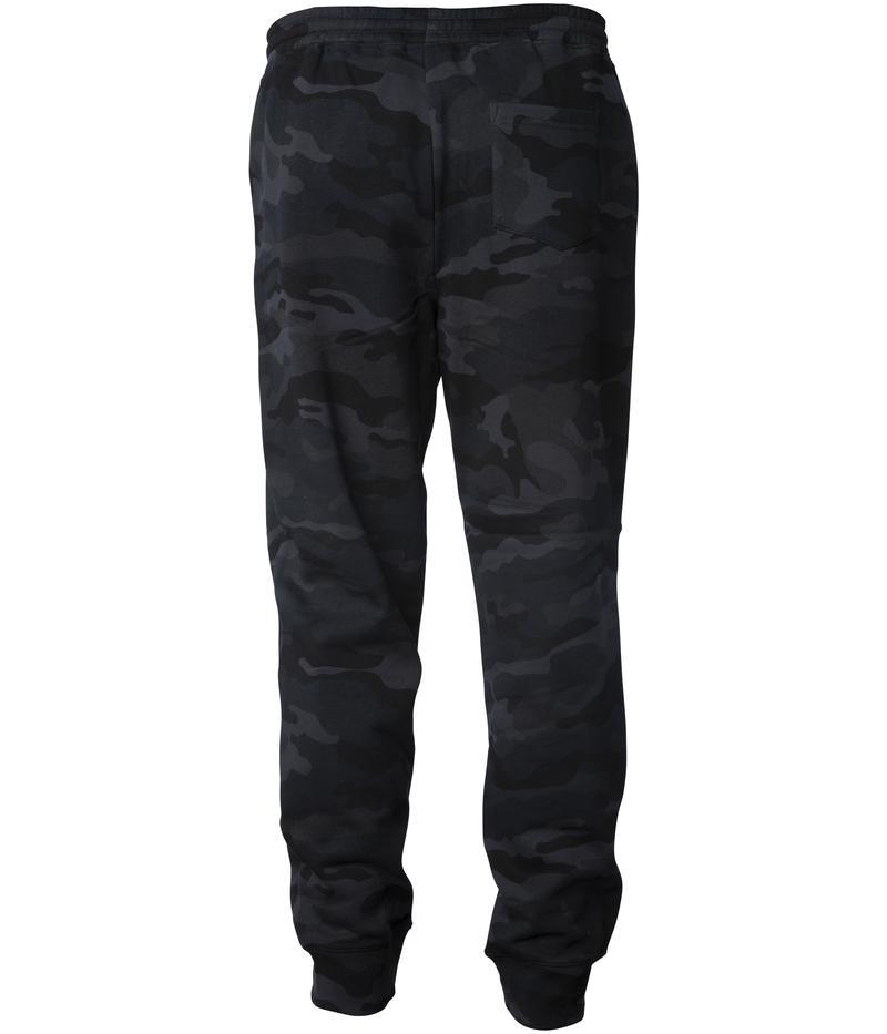 Exodus Optical Embroidered Sweatpants - Black Camo