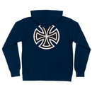 Independent Bar/Cross Regular Pullover hoodie - Navy