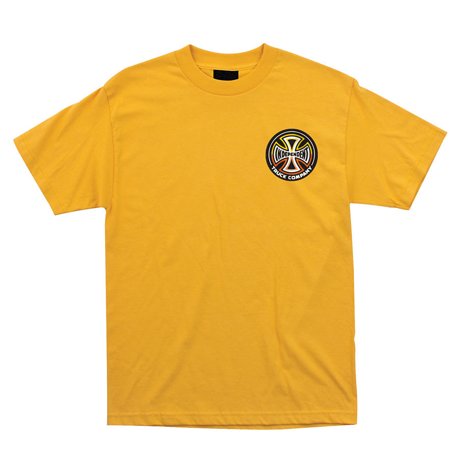 Gold Split Cross Independent Trucks T-Shirt