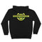 Black Stained Glass Independent Heavyweight Pullover Hoodie Back