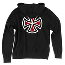 Independent Boys Bar / Cross Pullover Hoodie - Black