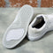 White Leather Vans Wayvee Skateboard Shoe Bottom