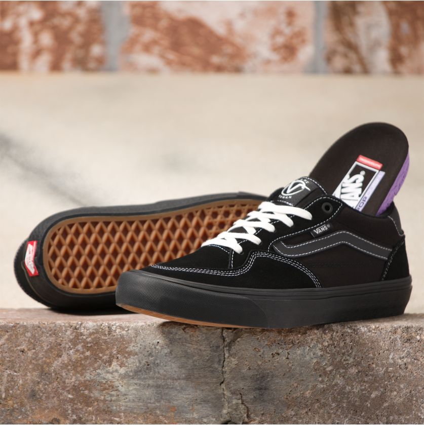 Black Rowan Vans Skateboarding Shoe