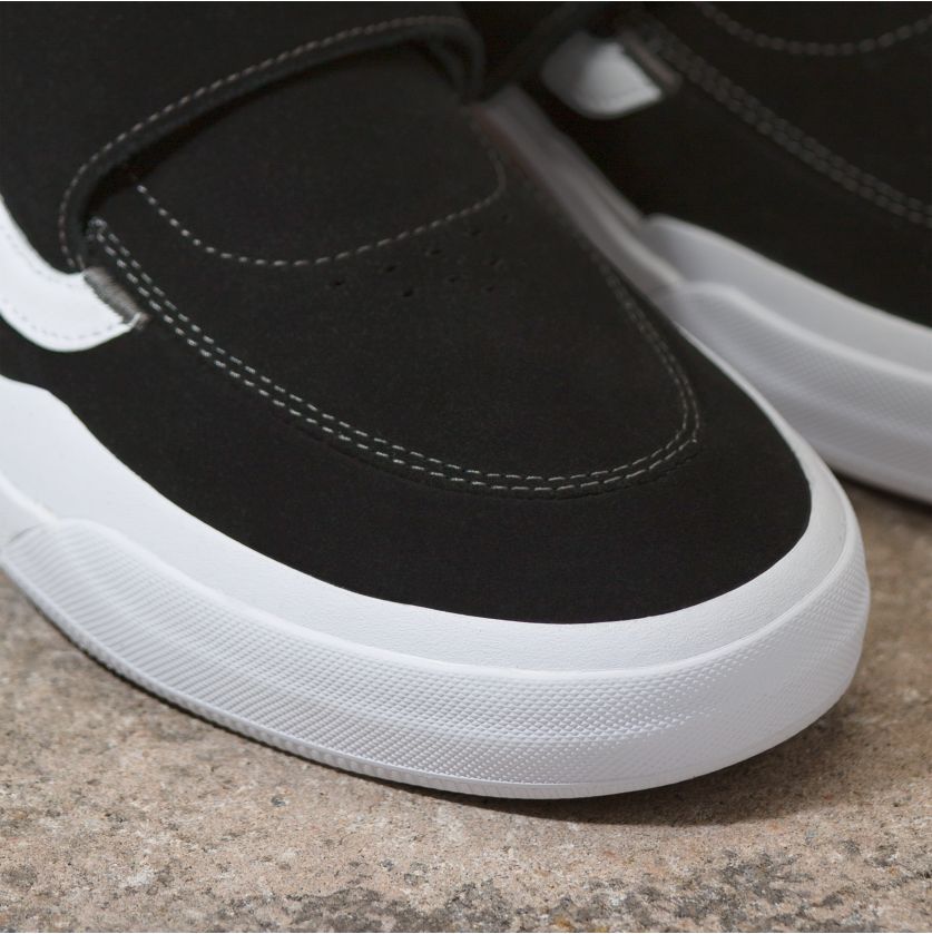 Black/White Kyle 2 Vans Skateboard Shoe Detail