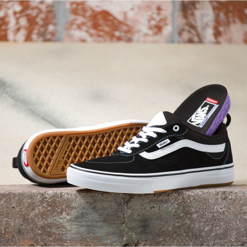 Black/White Kyle Walker Vans Skateboard Shoe