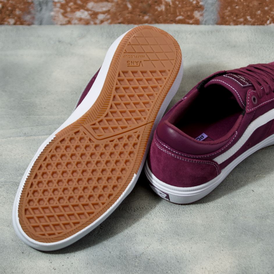 Mauve Gilbert Crockett Vans Skateboarding Shoe Bottom