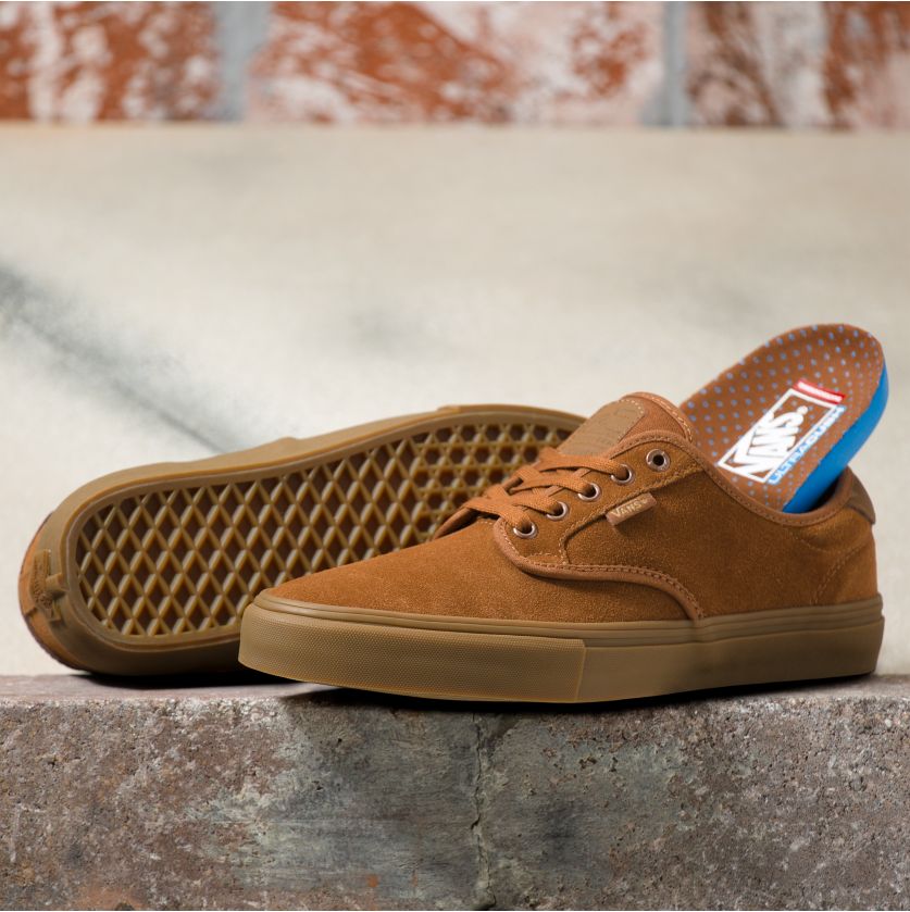 Brown Chima Ferguson Vans Skateboarding Shoe