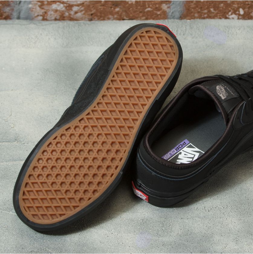 Black Geoff Rowley Vans Skateboarding Shoe Bottom