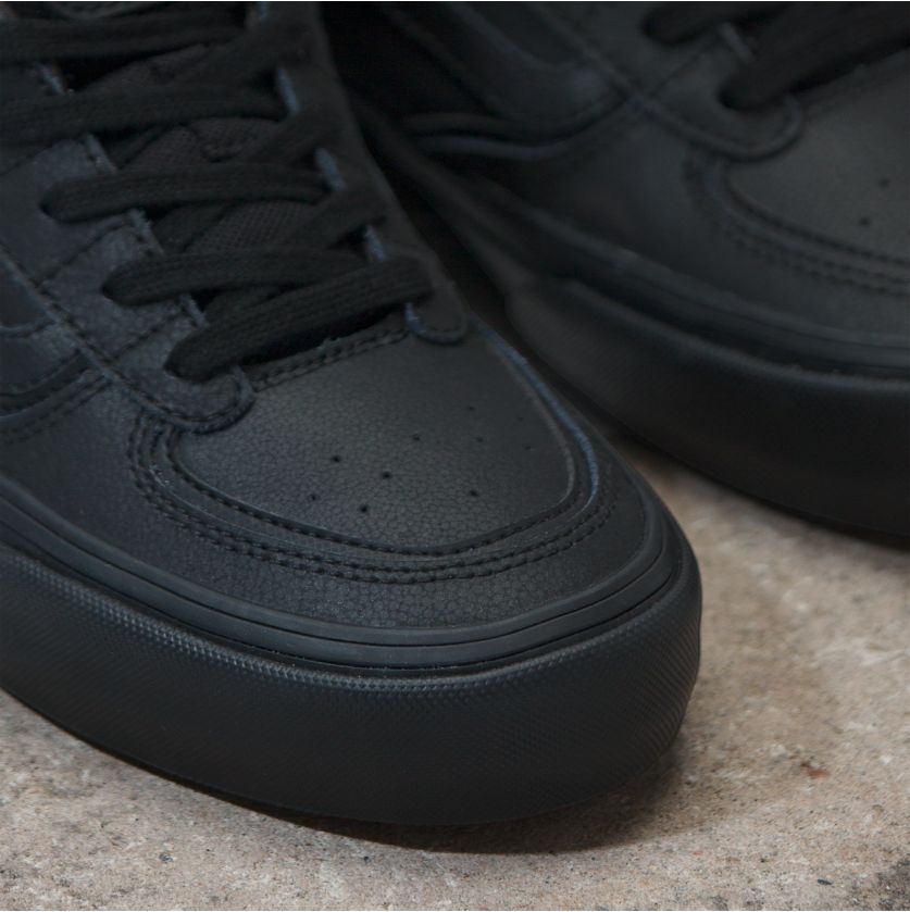 Black Geoff Rowley Vans Skateboarding Shoe Detail