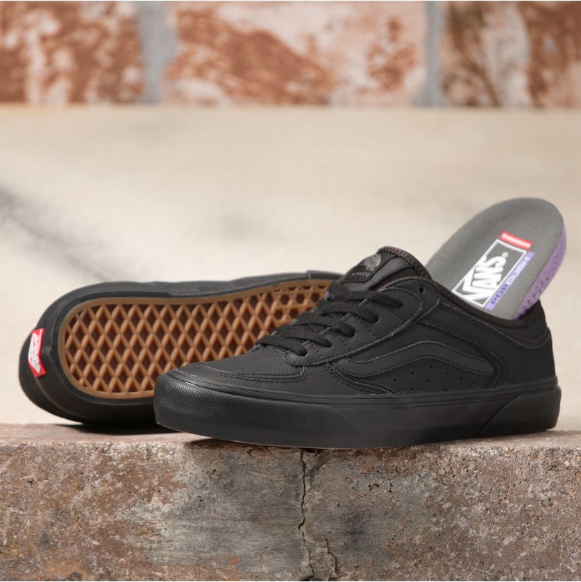 Black Geoff Rowley Vans Skateboarding Shoe