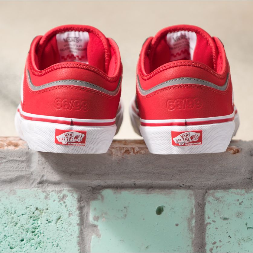 Vans Rowley Skateboard Shoe Racing Red White