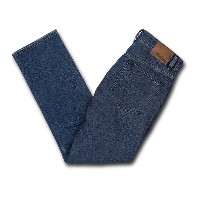 Volcom Solver Modern Straight Jeans - Standard Issue Blue
