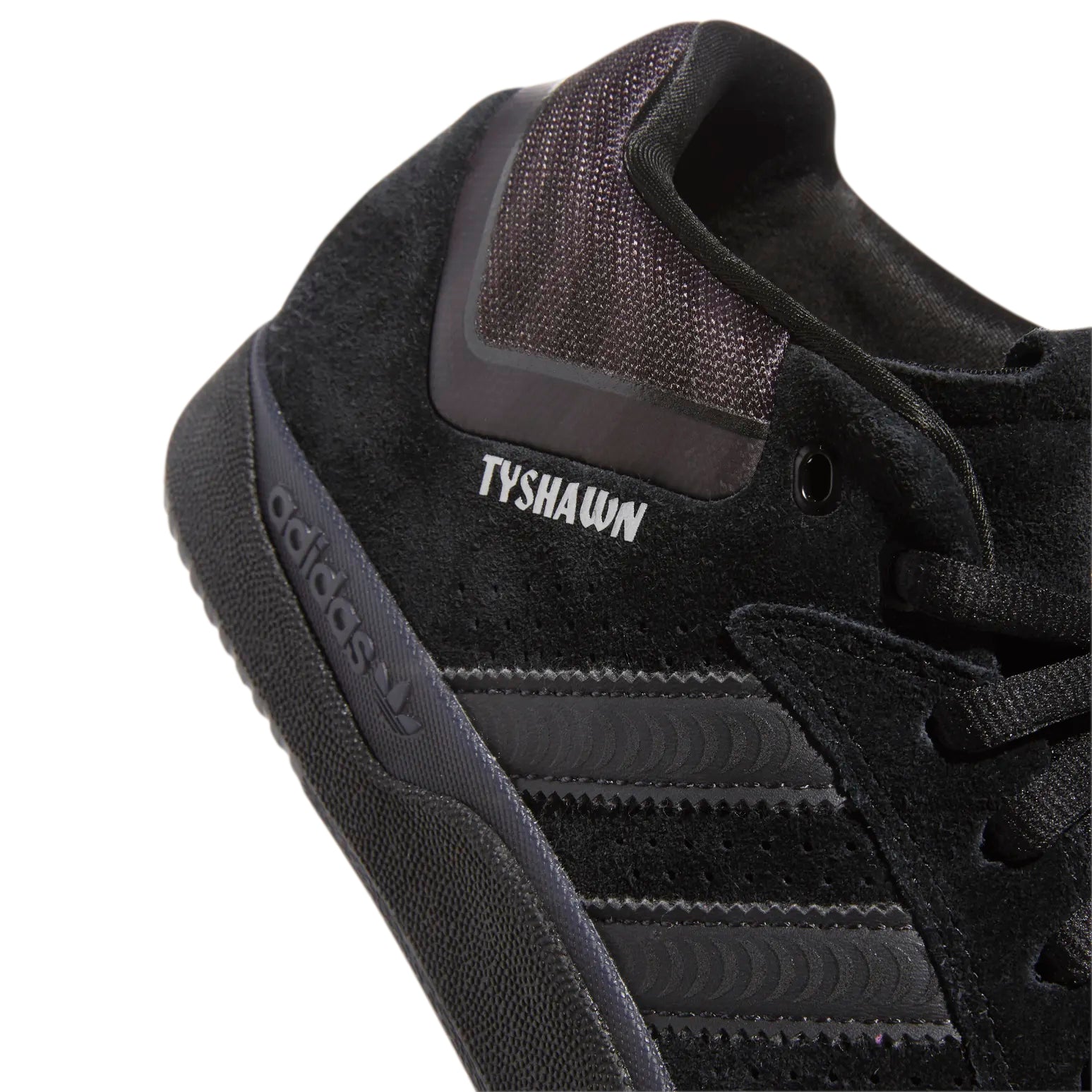 Core Black Spitfire x Tyshawn Adidas Skateboarding Shoe Detail