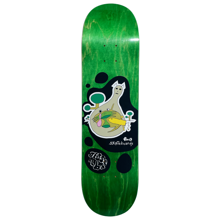 Jesse Alba Micro Biome Frog Skateboard Deck
