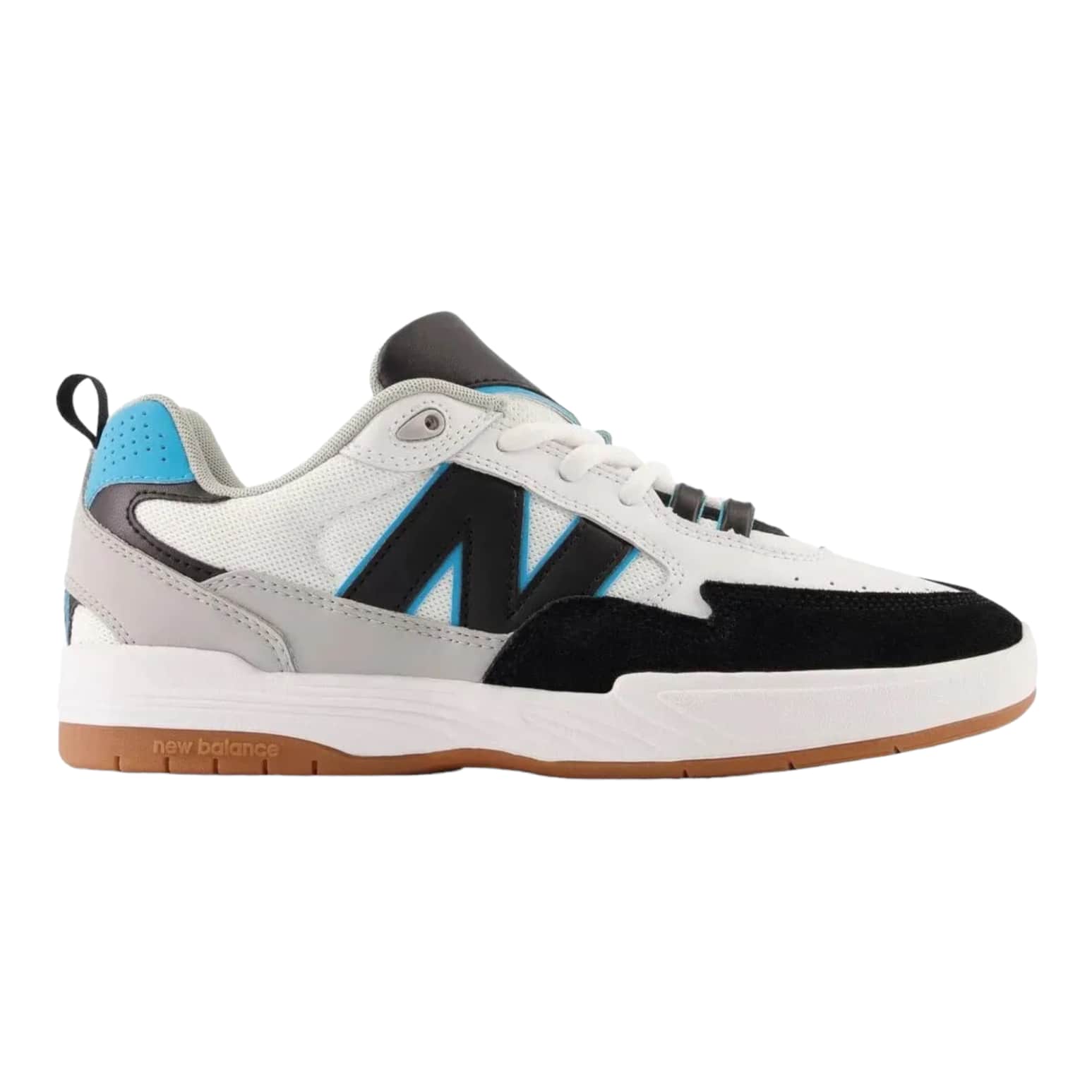 White/Teal NM808BYS NB Numeric Tiago Skate Shoe