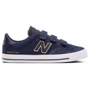 Primitive Navy and Gold Velcro NM212 New Balance Numeric Skateboard Shoes