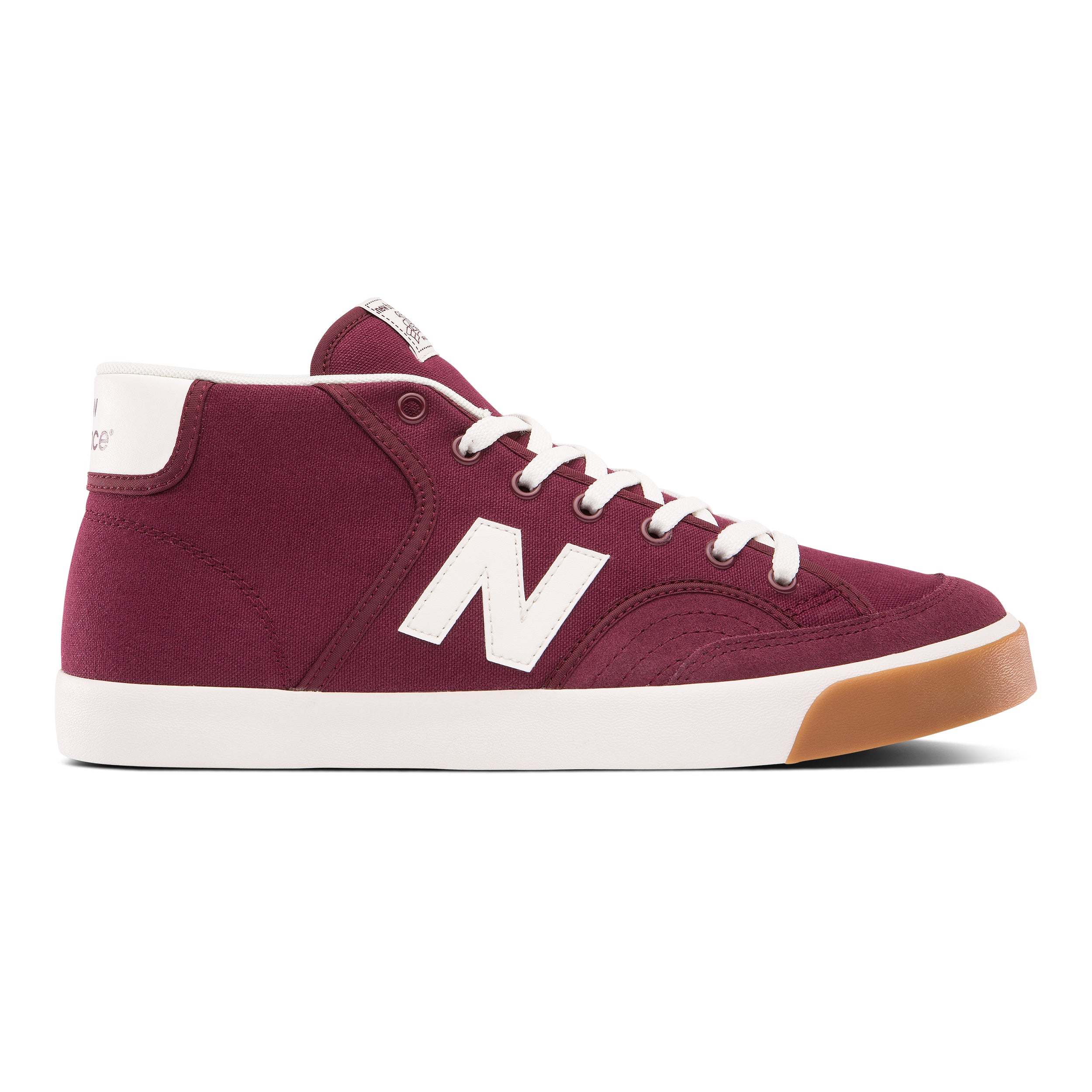 Burgundy NM213 Pro Court NB Numeric Mid Top Skateboard Shoe