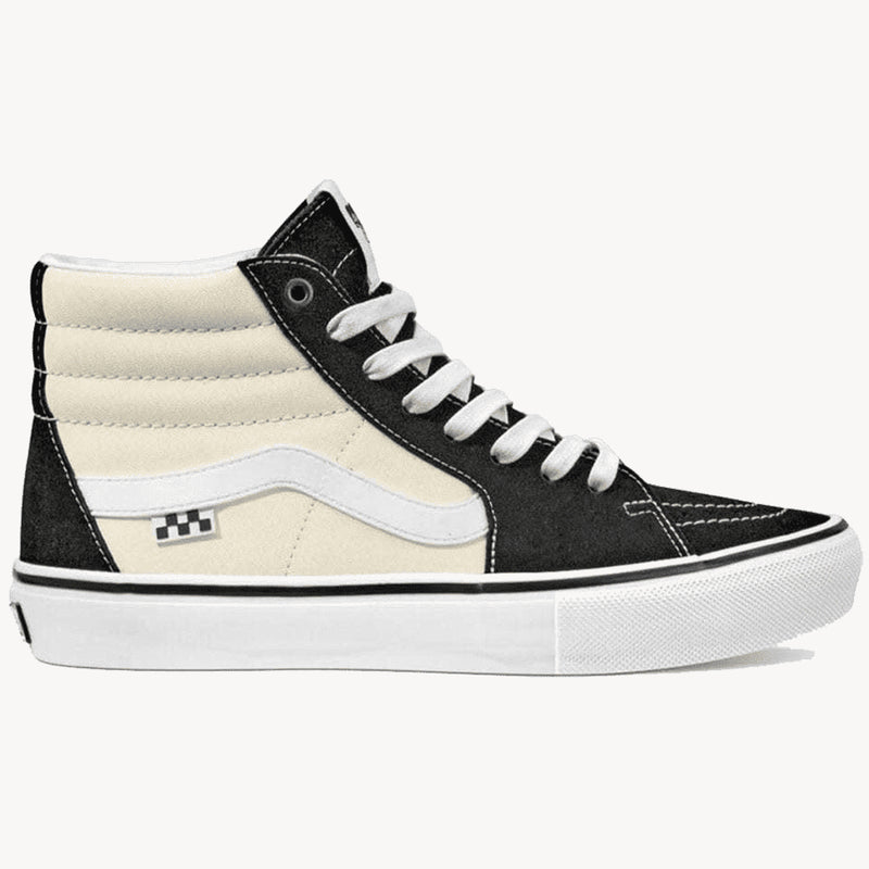 Black/Antique White Skate Sk8-HI Vans Skateboarding Shoe