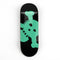 Neon Turquoise New Skull Low Concave BLackriver Fingerboard Deck