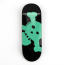 Neon Turquoise New Skull Blackriver Fingerboard Deck
