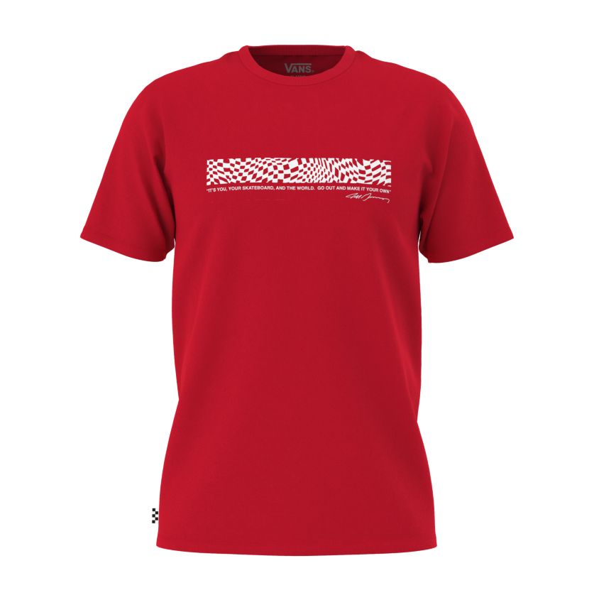 Racing Red Jeff Grosso Vans Skate T-Shirt