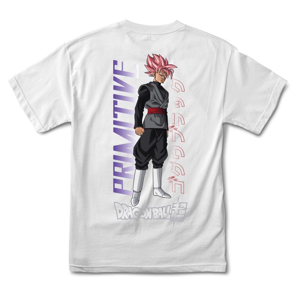Black SSR Goku Dragon Ball Z Primitive Skate T-Shirt Back