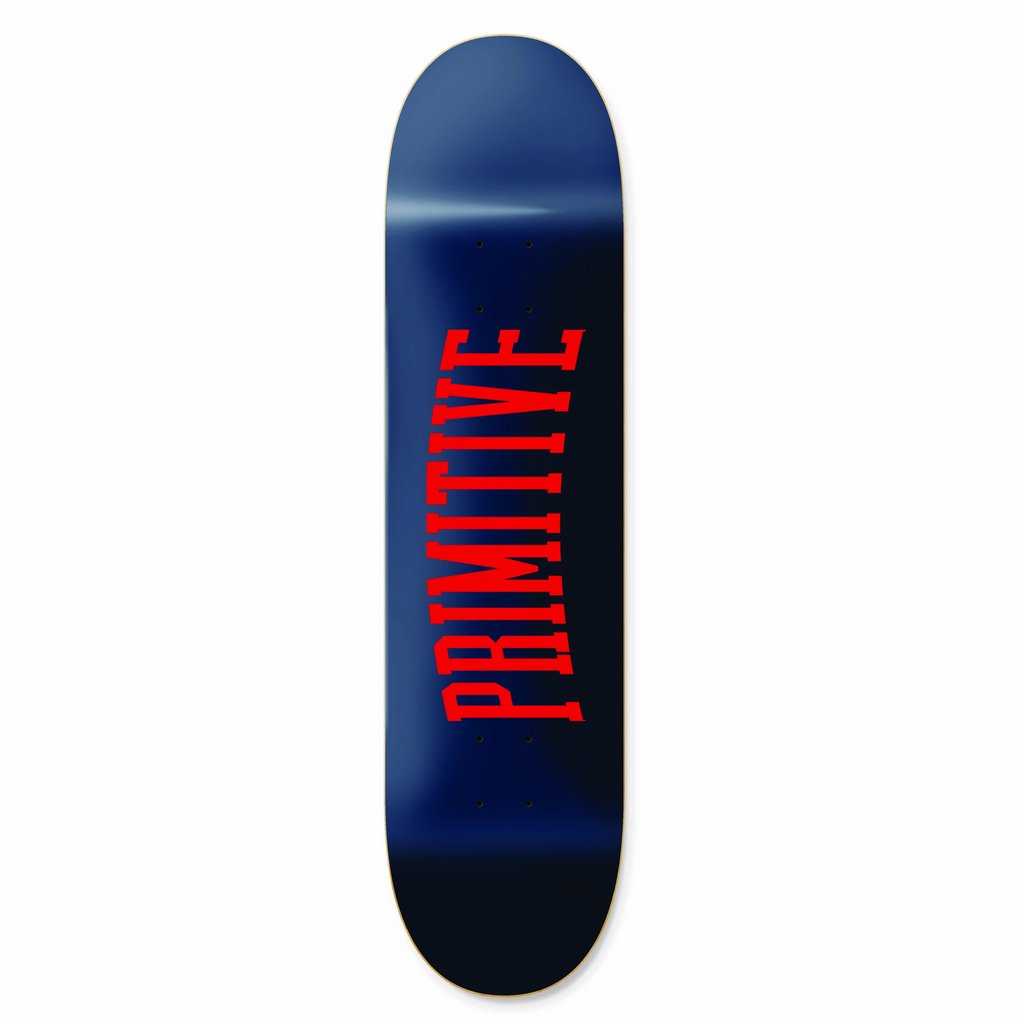 Collegiate Logo Primitive Skateboard Deck