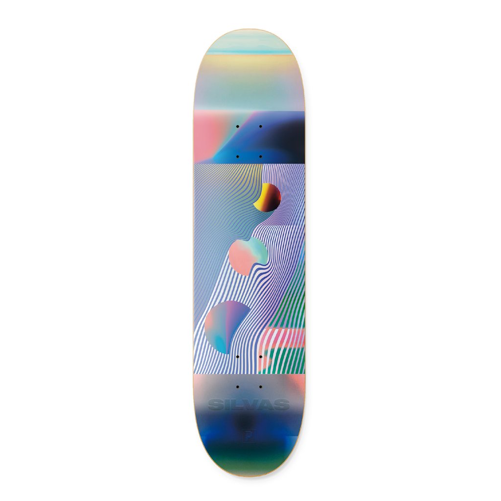 Miles Silvas Color Waves Primitive Skateboard Deck