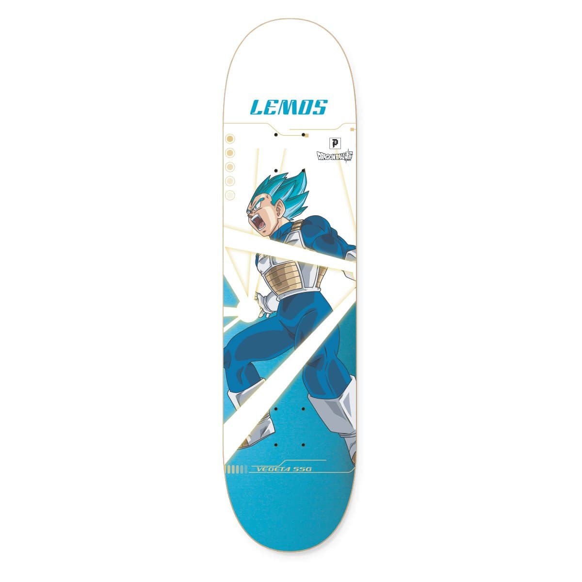 Tiago Lemos Vegeta SSG DBZ Super x Primitive Skateboard Deck
