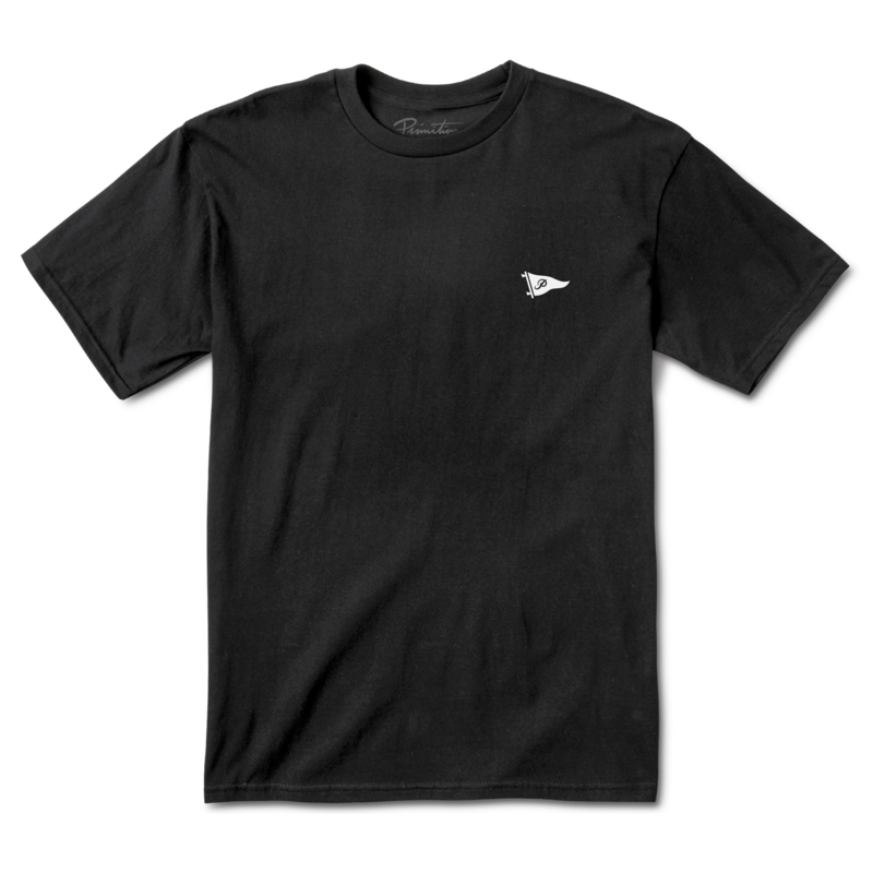 Primitive Arch Pennant Lightweight Tee - Heather Black