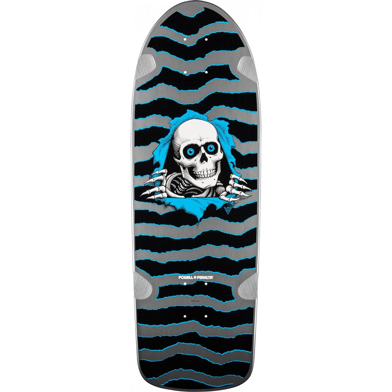 Powell Peralta OG Ripper Skateboard Deck - Silver