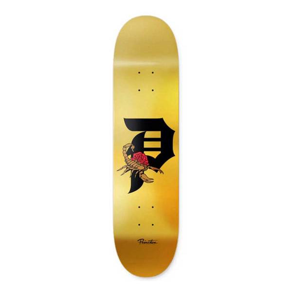 Gold Team Dirty P Scorpion Skateboard Deck