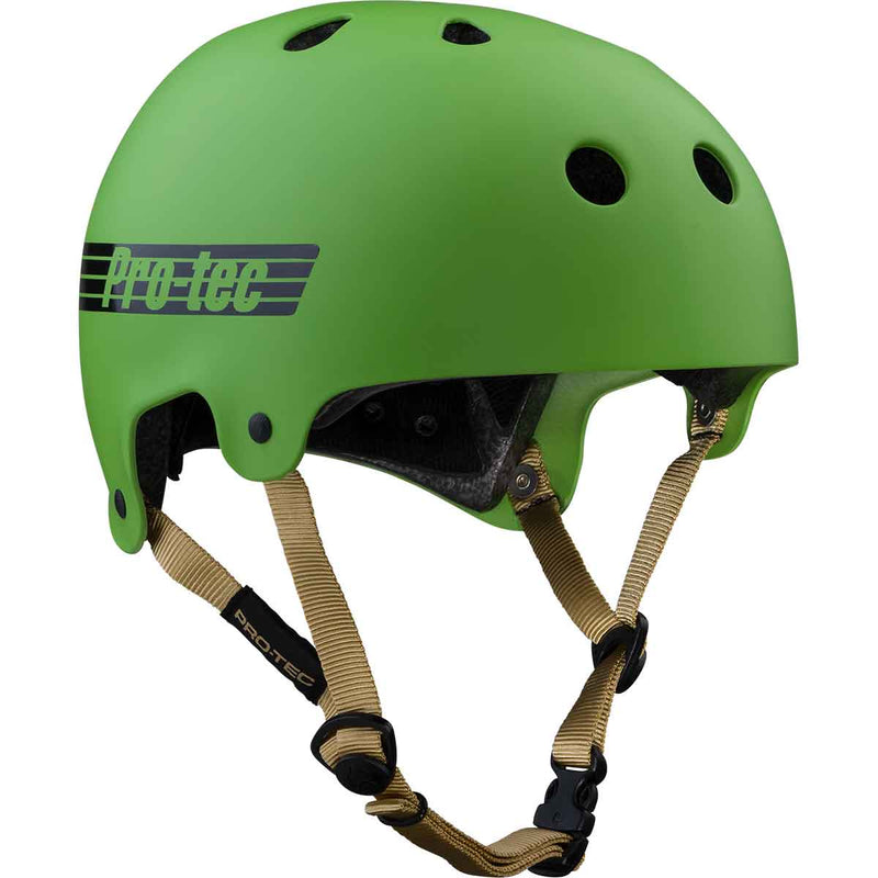 Matte Seaweed Old School Protec Skateboard Helmet