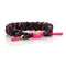 Rastaclat Mews Black/Pink Shoelace Bracelet