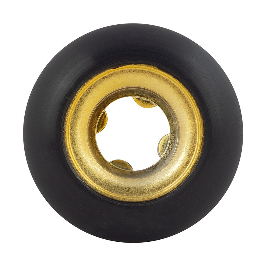 Ricta 99a Nyjah Huston Chrome Core Slim Skateboard Wheels - Black/Gold