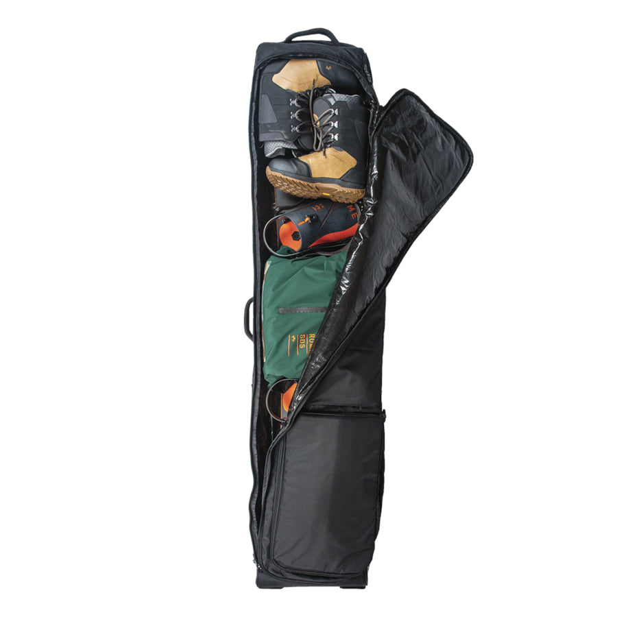 Black 2021 Rome SDS Escort Snowboard Bag Packed