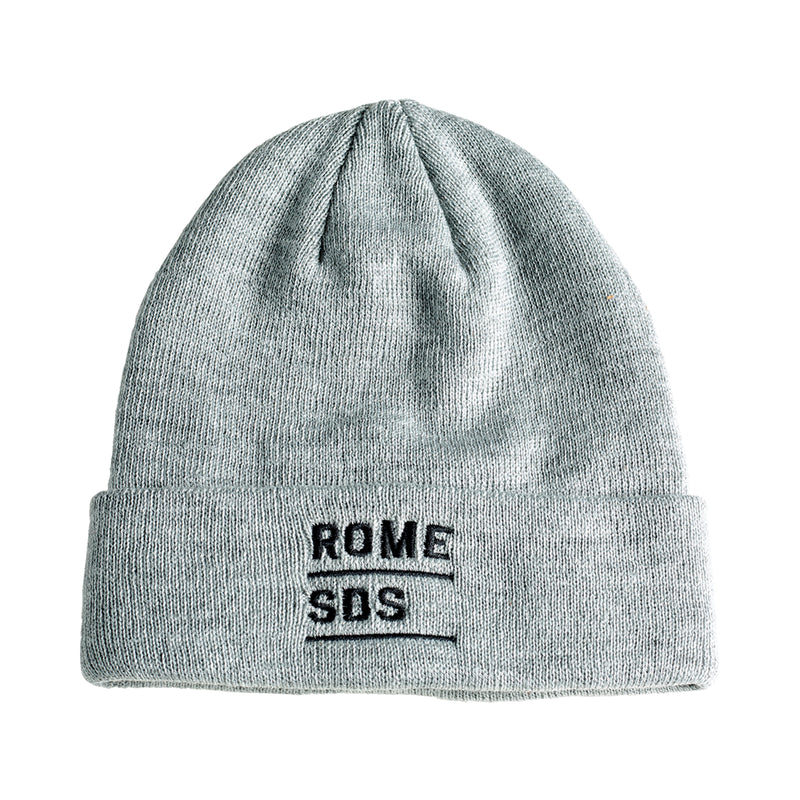 Grey Stacked Rome SDS Beanie