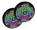 Root Industries HoneyCore Scooter Wheels - Black/Neo Chrome (Set of 2)