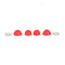 Hard Red Blackriver First Aid Fingerboard Bushings