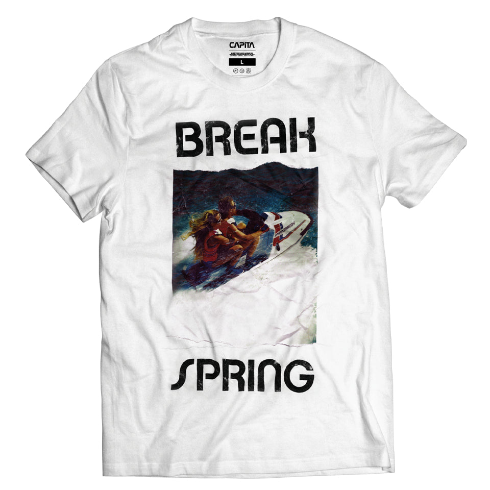 White Twin Spring Break T-Shirt