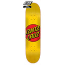 Yellow 7.75 Classic Dot Santa Cruz Skateboard Deck